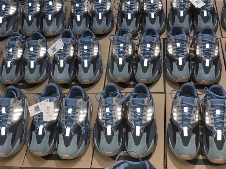 PK God yeezy 700 Carbon Blue retail materials ready to ship